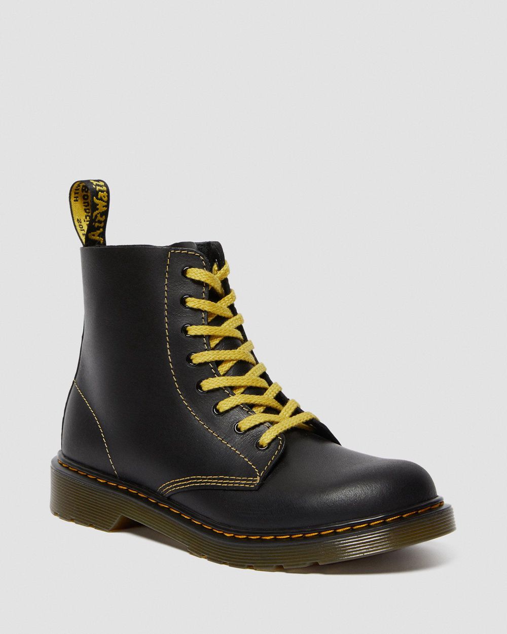 Dr Martens 1460 Pablo Kožené Šnurovacie Topánkylar Detske ( Čierne ) SK 631-AOCBZF